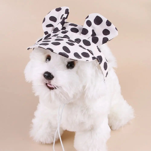 Adjustable Sun Hat for Small & Medium Dogs