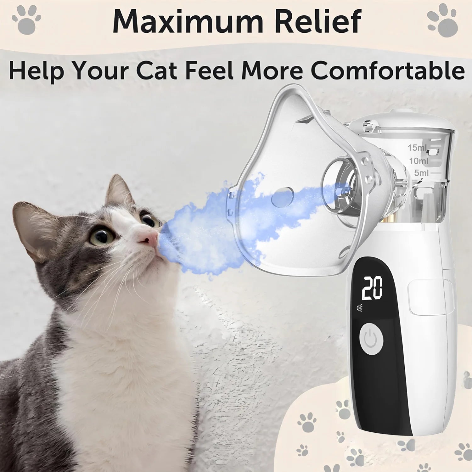 Portable Pet Nebulizer – Quiet Respiratory Care