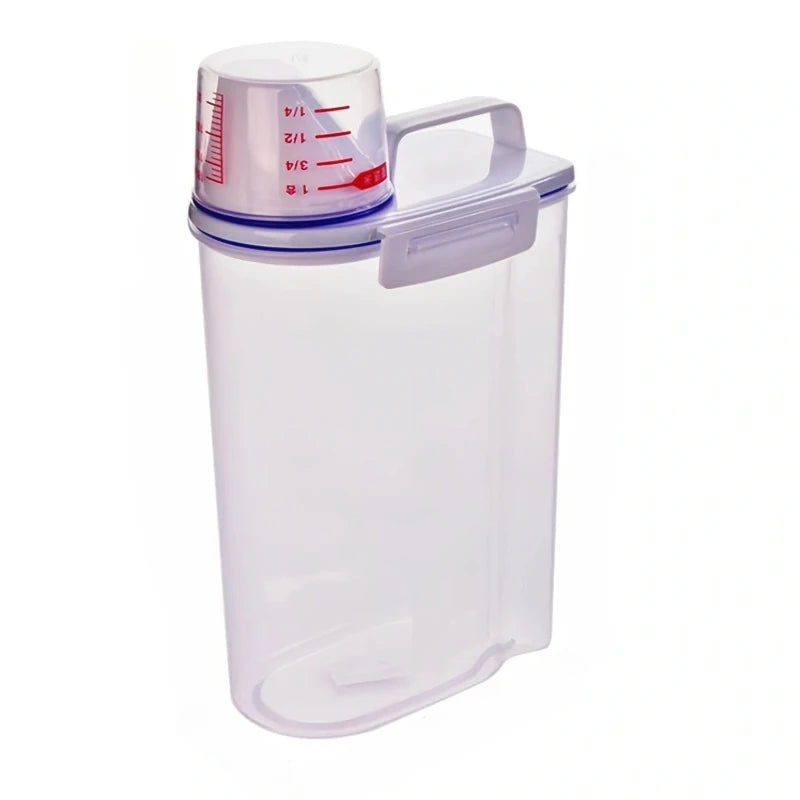 Sealed Pet Food Storage Bucket with Measuring Scale