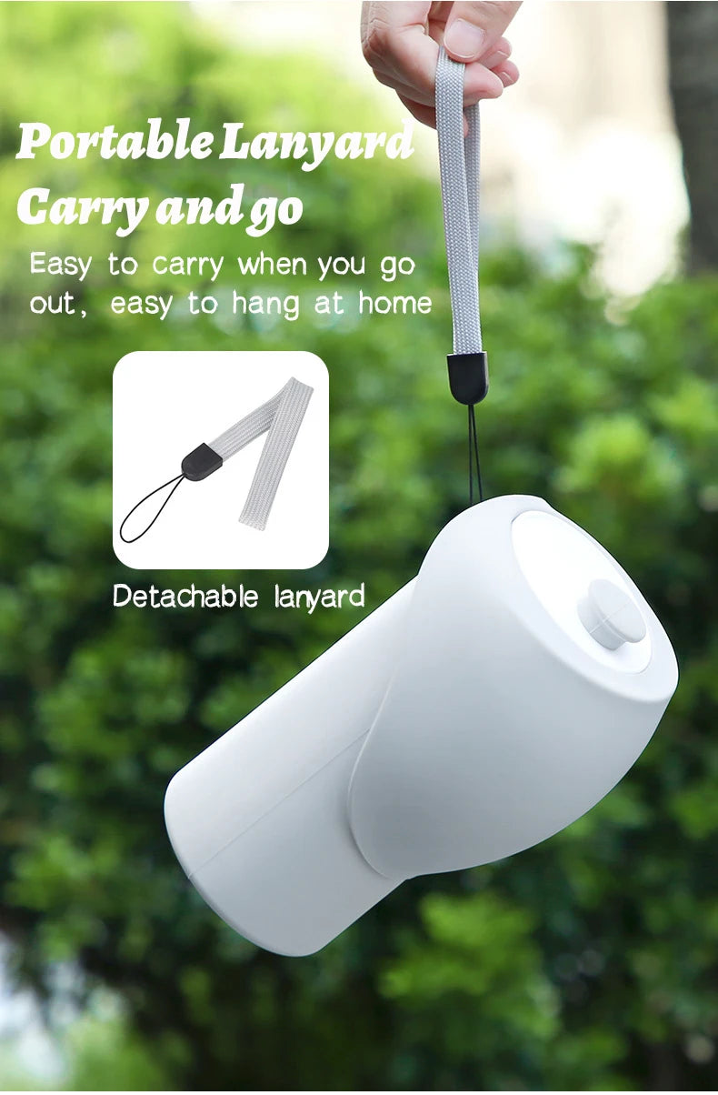 Foldable Silicone Pet Water Bottle (550ml)