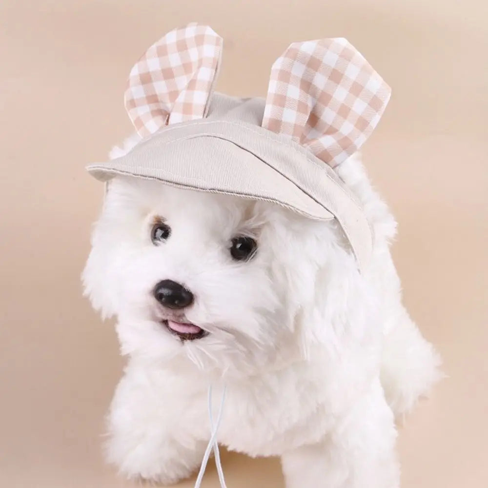 Adjustable Sun Hat for Small & Medium Dogs