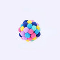 Colourful Pompom Bell Ball Cat Toy
