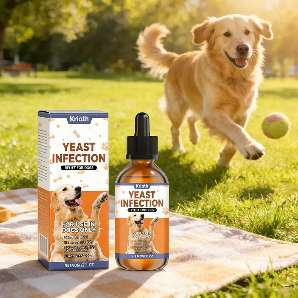 Herbal Coat & Skin Supplement Drops for Dogs (60ml)