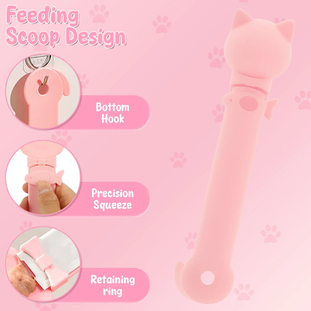 Silicone Cat Feeding Spoons (4-Pack)