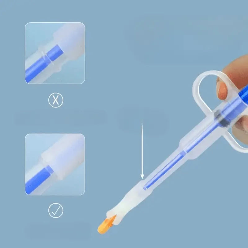 Pet Pill Pusher with 2 Soft Tip Options