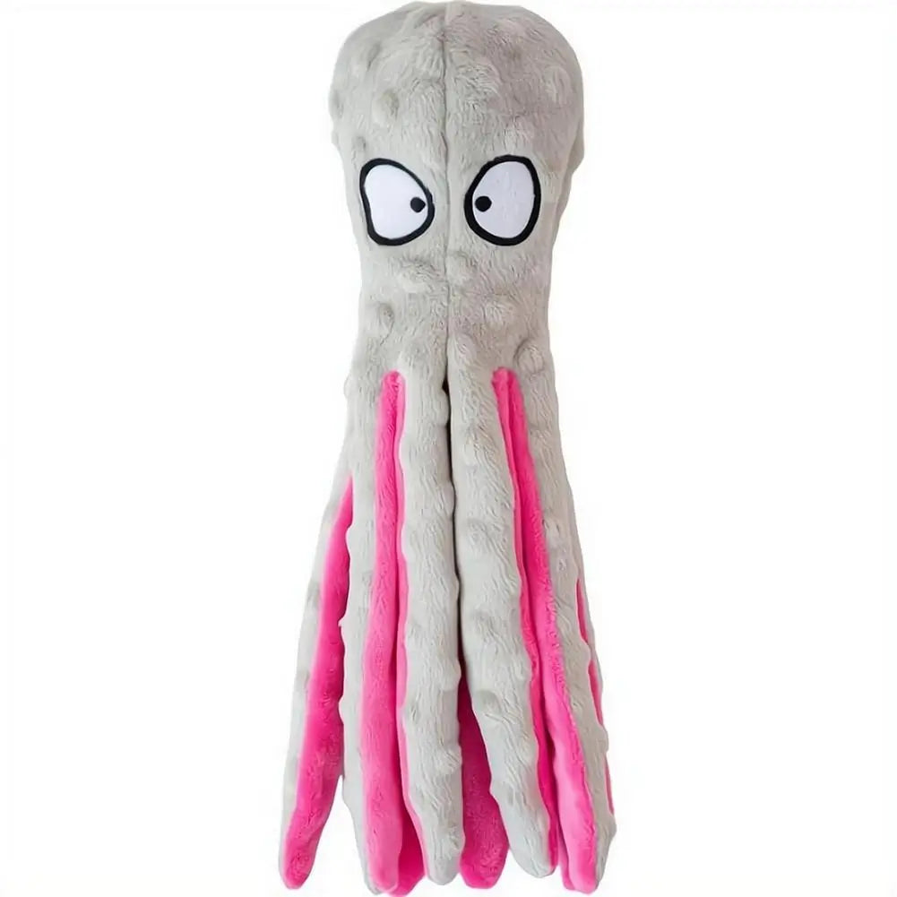 Squeaky Octopus Plush Dog Toy