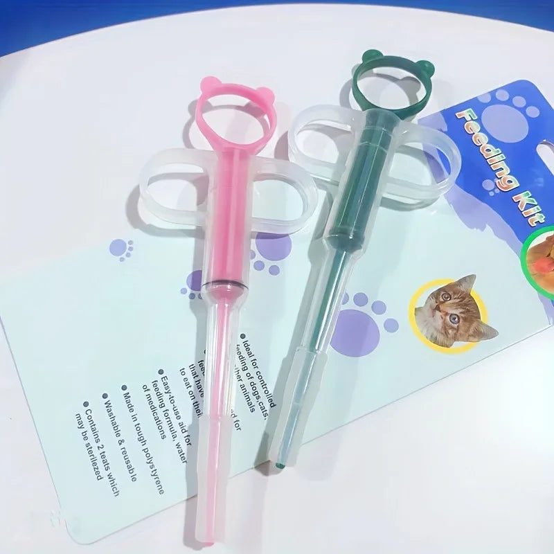 Pet Pill Pusher with 2 Soft Tip Options