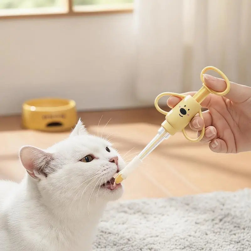 Silicone Tip Pet Medicine Feeder