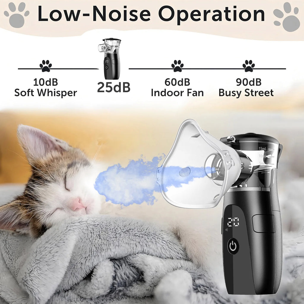 Portable Pet Nebulizer – Quiet Respiratory Care