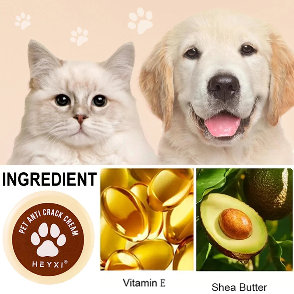 Pet Anti Crack Moisturizing Cream, Pet Claw and Nose Care, Suitable for Cats and Dogs, 24/7 Protection, Caring for Your Pet