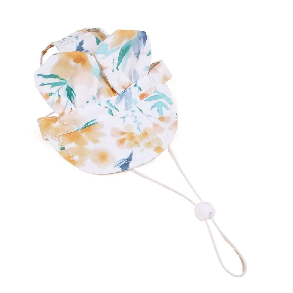 Adjustable Sun Hat for Small & Medium Dogs