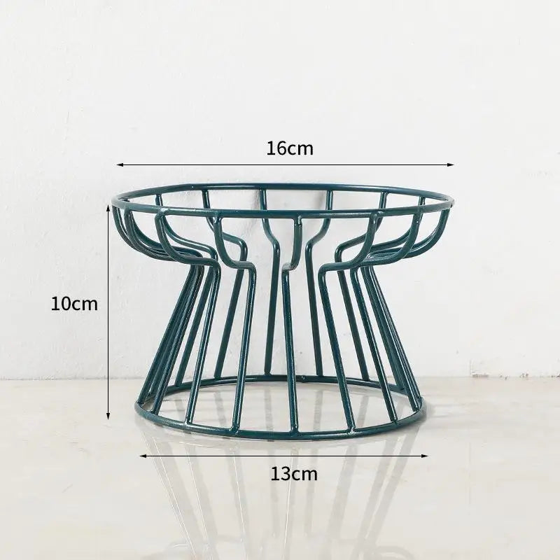 Elevated Ceramic Pet Bowl with Metal Stand