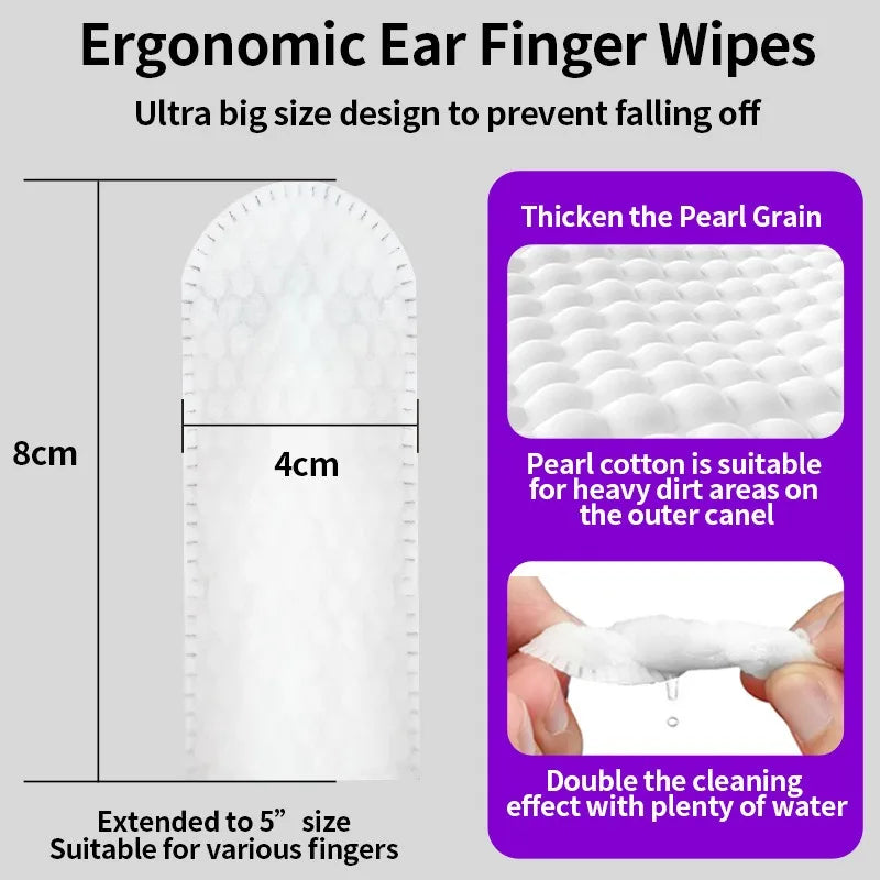 Pet Ear Cleaning Wipes (Fingertip)
