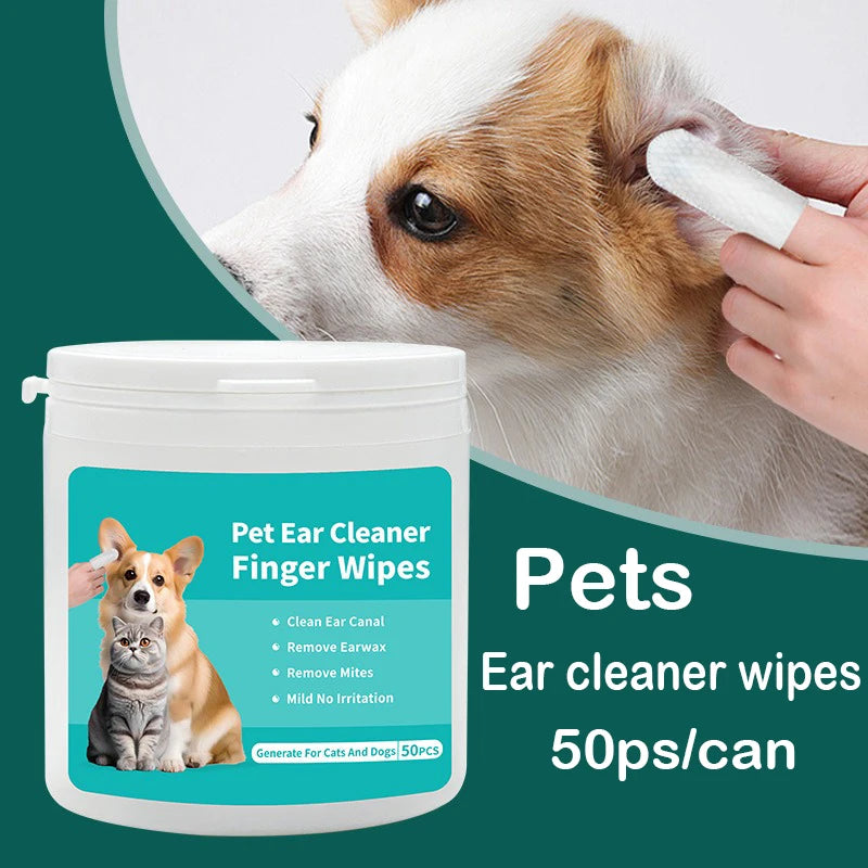 Pet Ear Cleaning Wipes (Fingertip)
