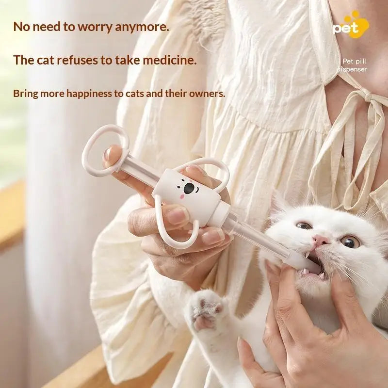 Silicone Tip Pet Medicine Feeder
