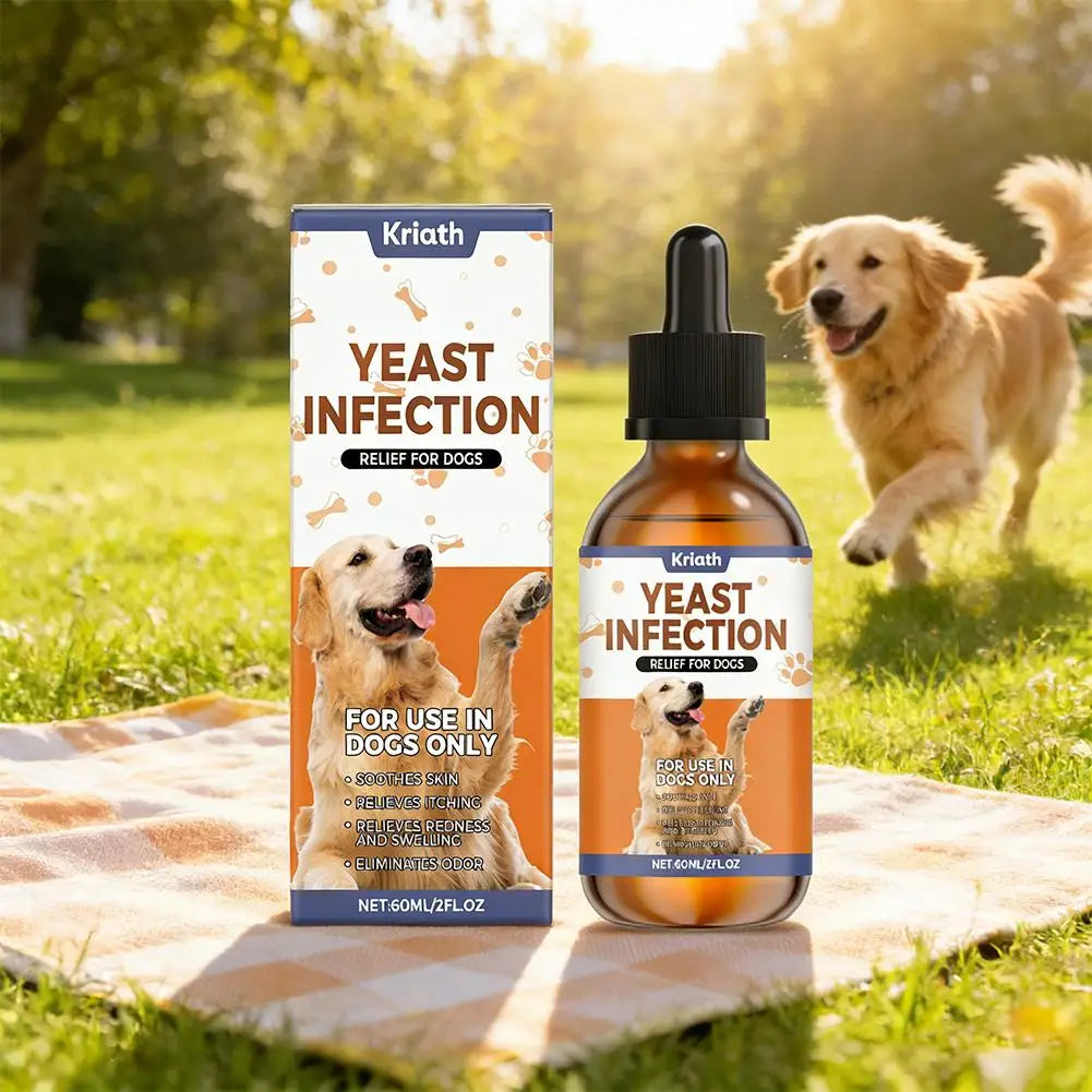 Herbal Coat & Skin Supplement Drops for Dogs (60ml)