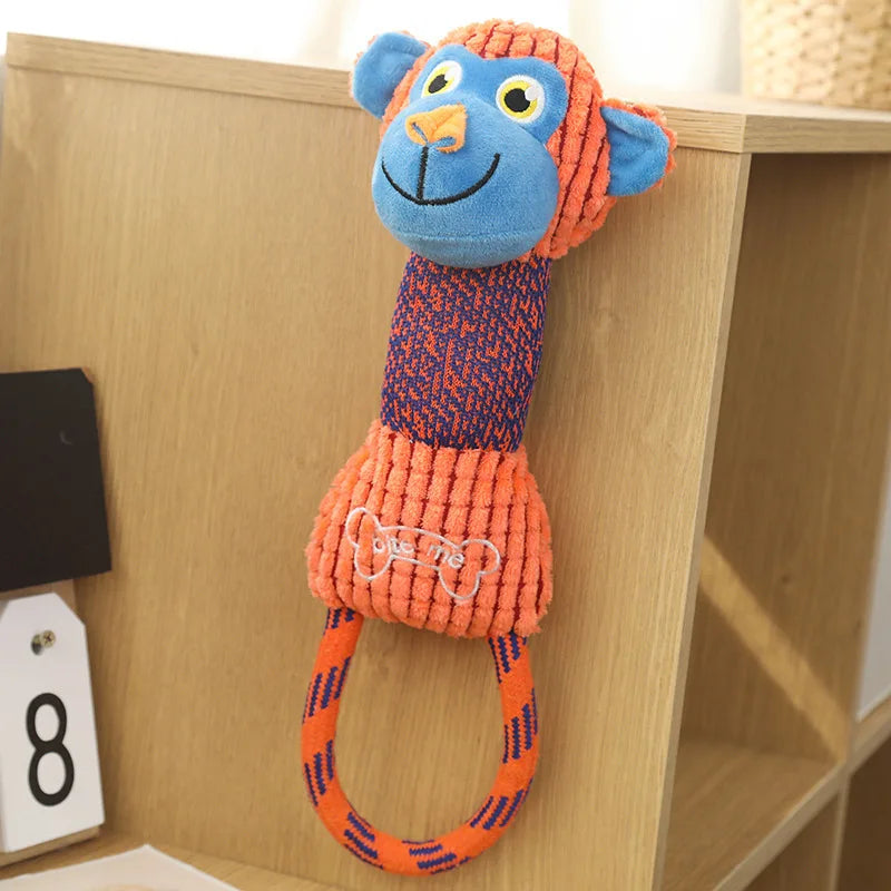 Corduroy Squeaky Dog Toys