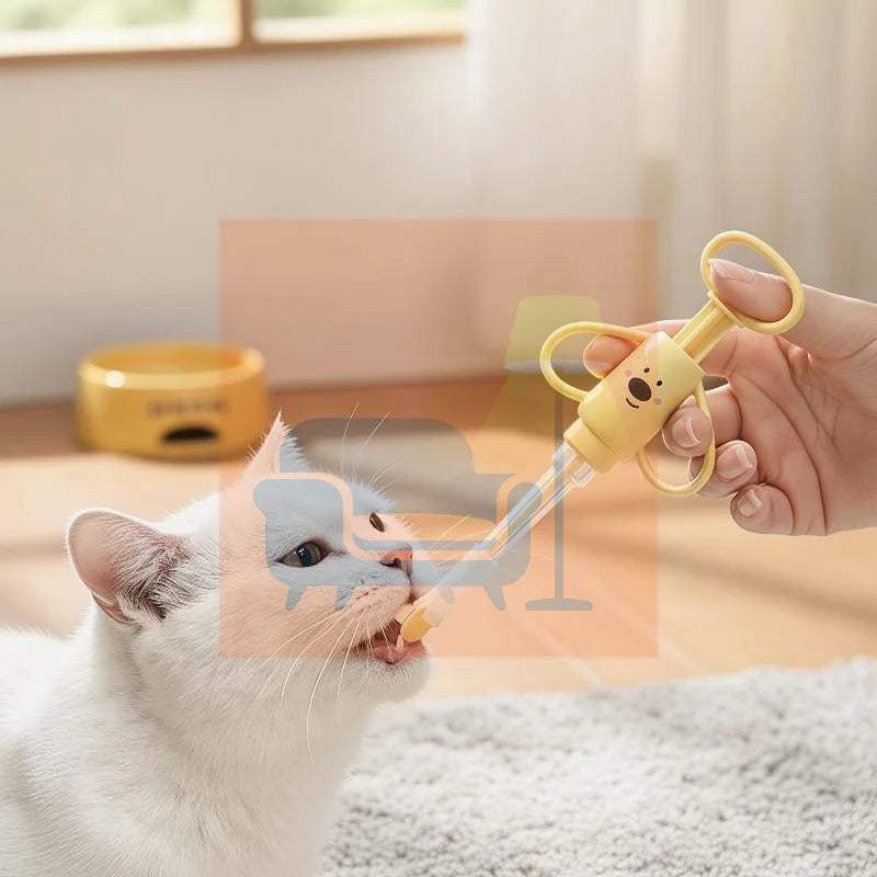 Silicone Tip Pet Medicine Feeder