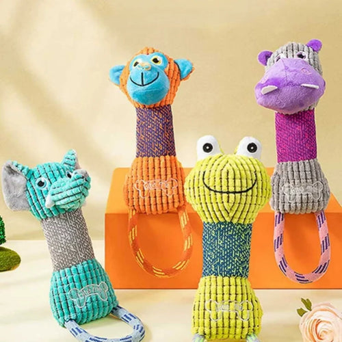 Corduroy Squeaky Dog Toys