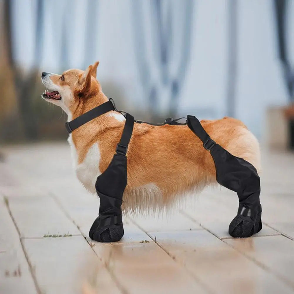 Waterproof Anti-Slip Dog Rain Boots