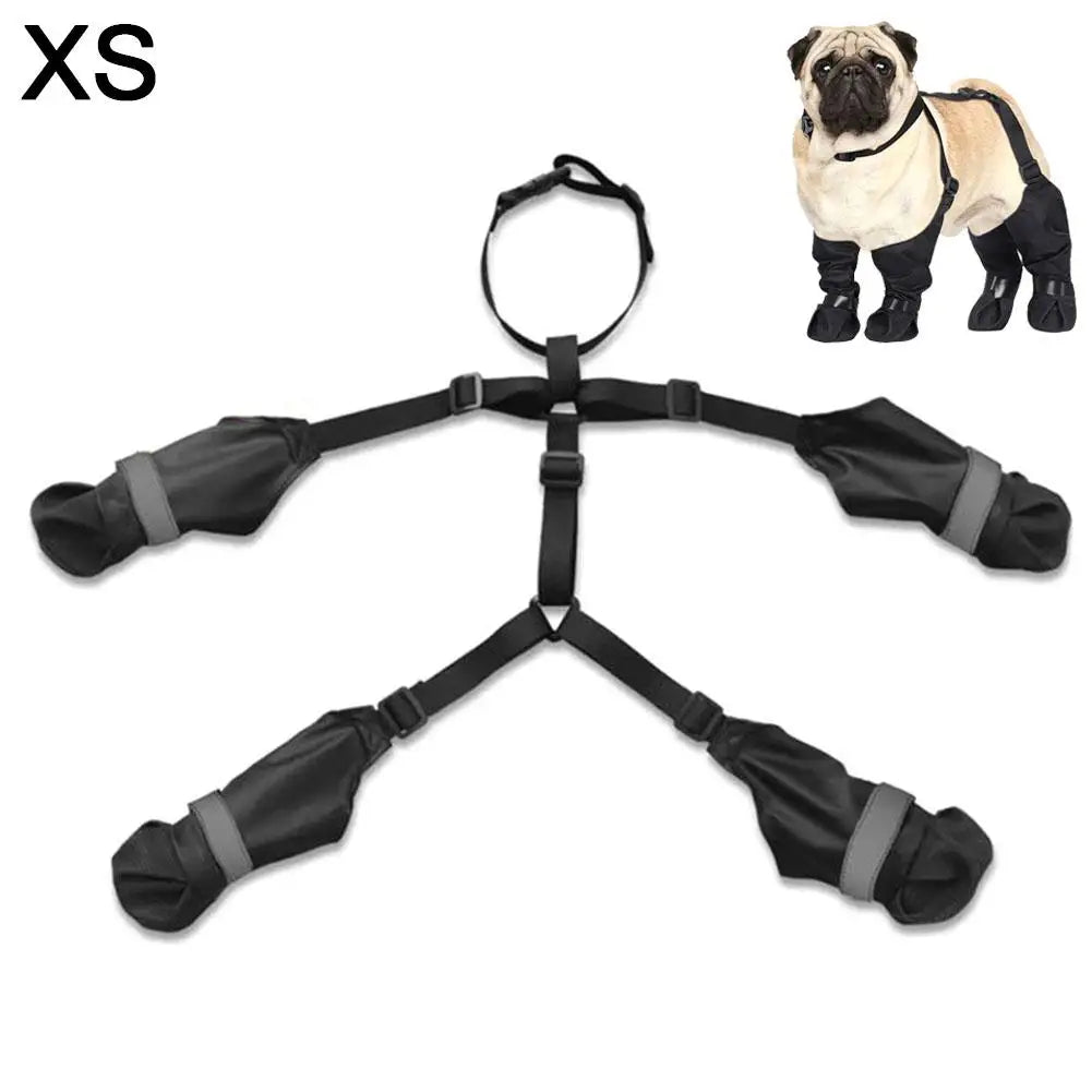 Waterproof Anti-Slip Dog Rain Boots