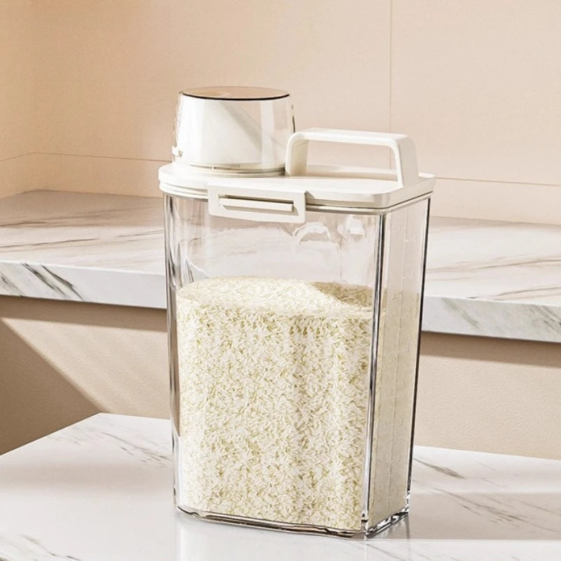 Sealed Pet Food Storage Bucket with Measuring Scale