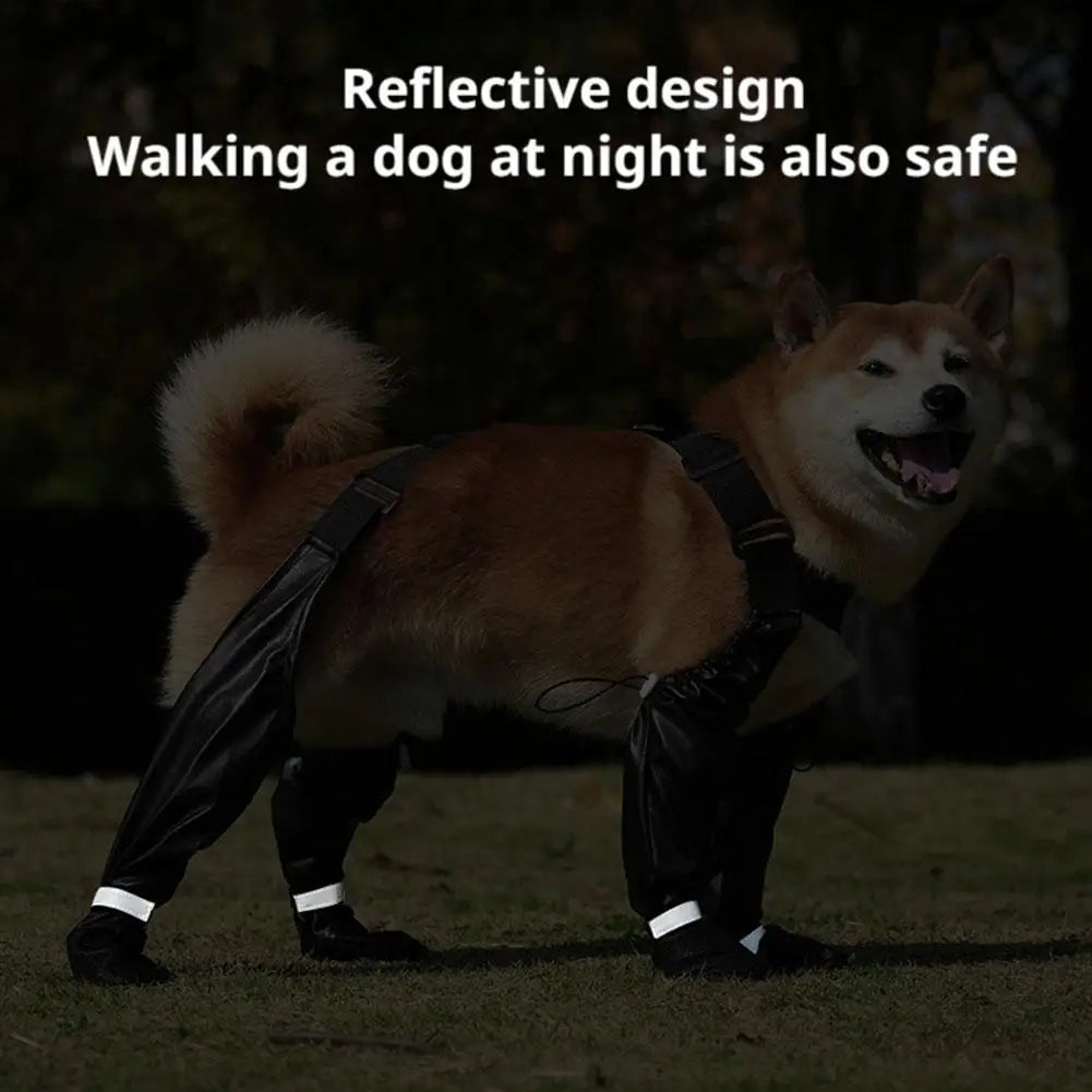 Waterproof Anti-Slip Dog Rain Boots