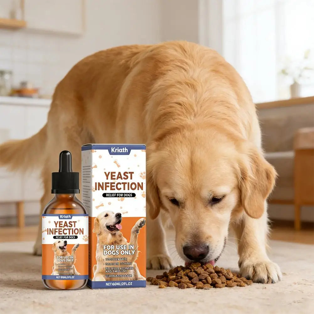 Herbal Coat & Skin Supplement Drops for Dogs (60ml)
