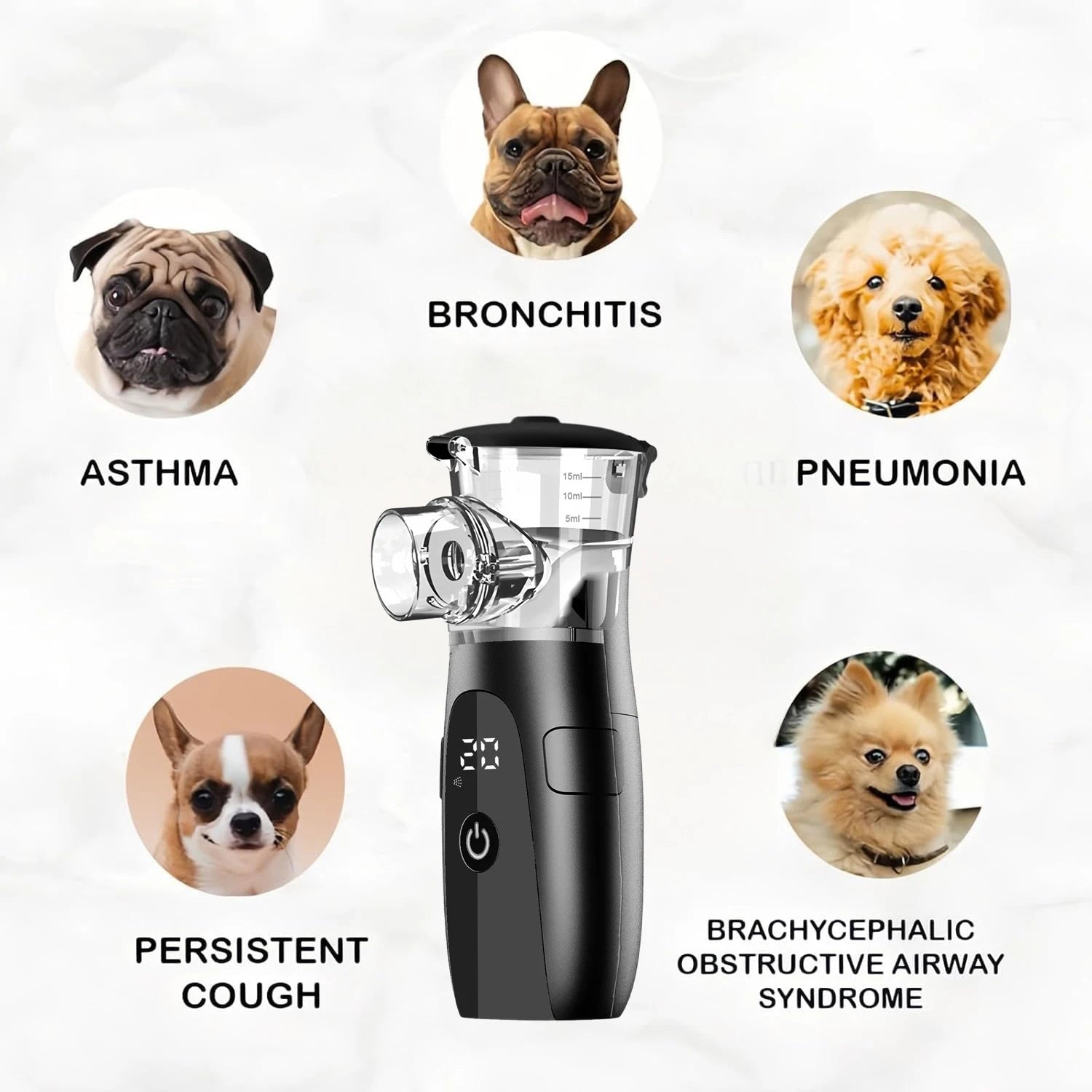 Portable Pet Nebulizer – Quiet Respiratory Care