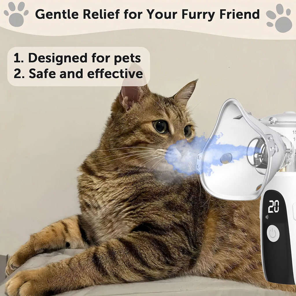 Portable Pet Nebulizer – Quiet Respiratory Care