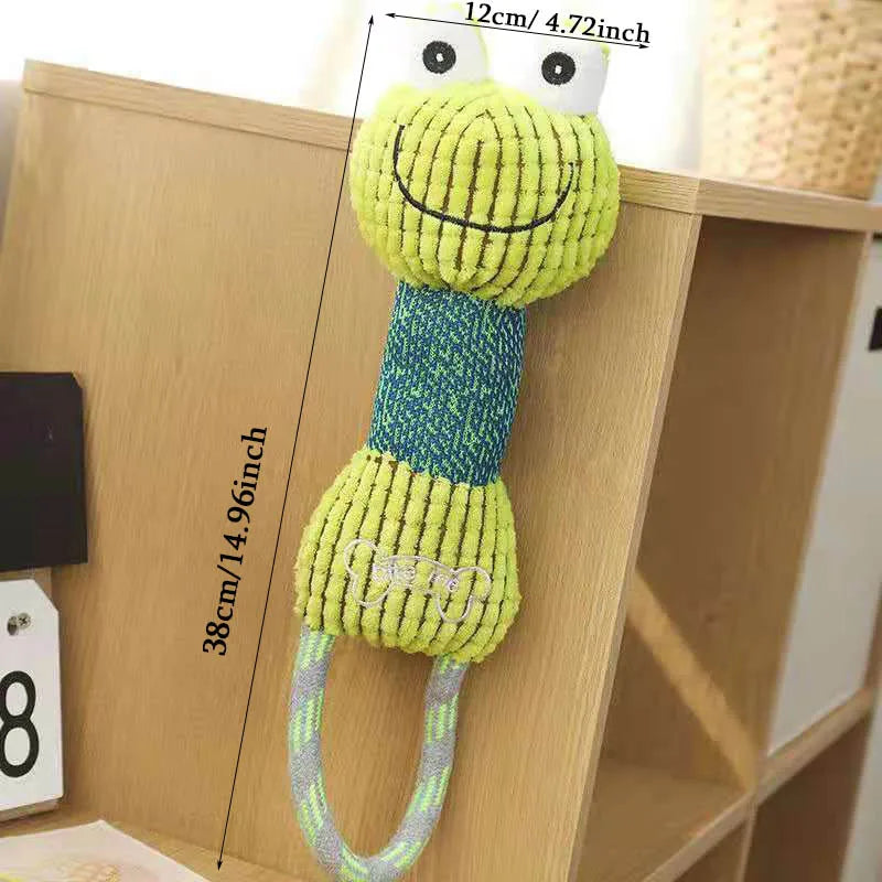 Corduroy Squeaky Dog Toys