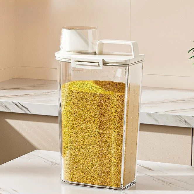 Sealed Pet Food Storage Bucket with Measuring Scale