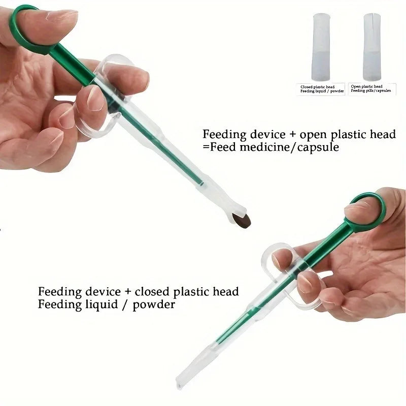 Pet Pill Pusher with 2 Soft Tip Options
