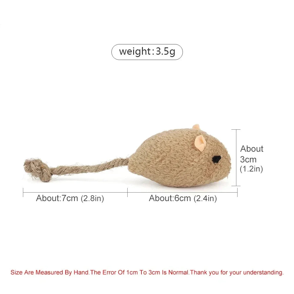 Catnip Mouse Toys, 5-Pack