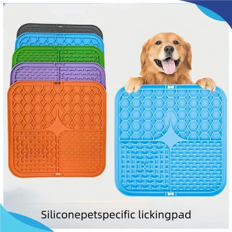 Silicone Slow Feeder Lick Mat for Dogs & Cats
