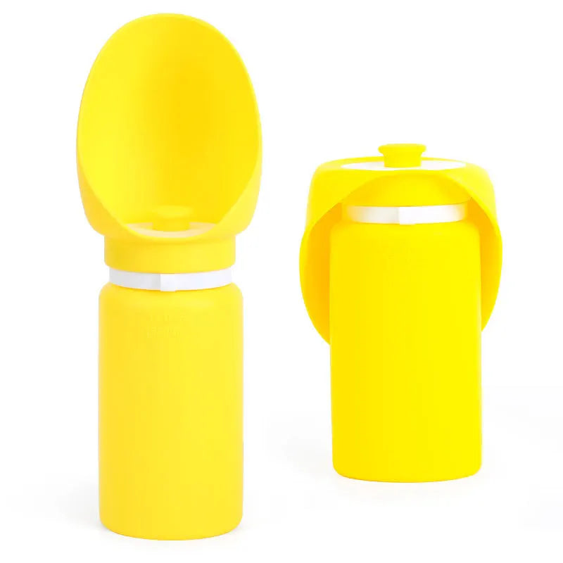 Foldable Silicone Pet Water Bottle (550ml)