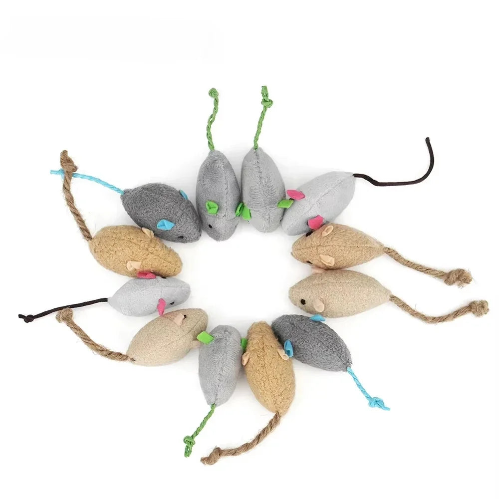 Catnip Mouse Toys, 5-Pack