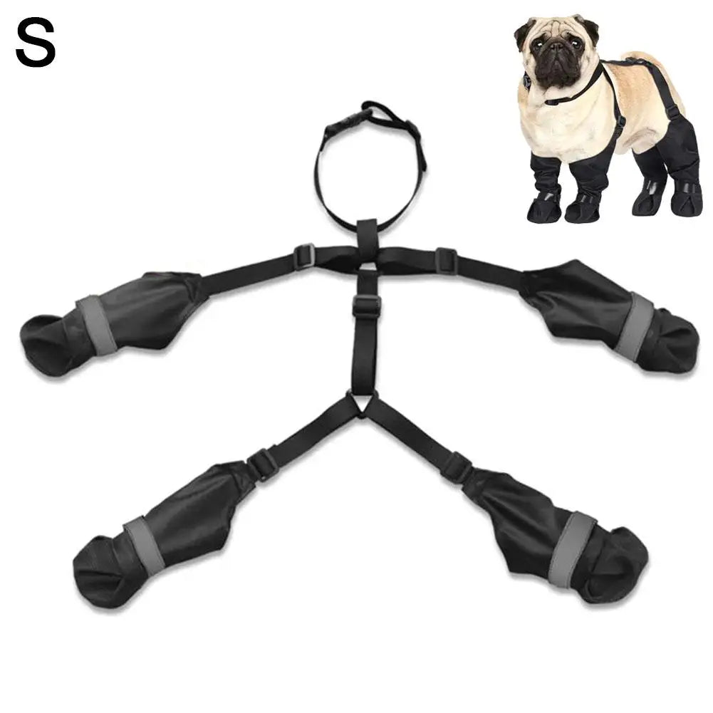 Waterproof Anti-Slip Dog Rain Boots